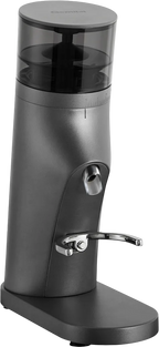Gemilai G9010C coffee grinder angled side view with dosing fork