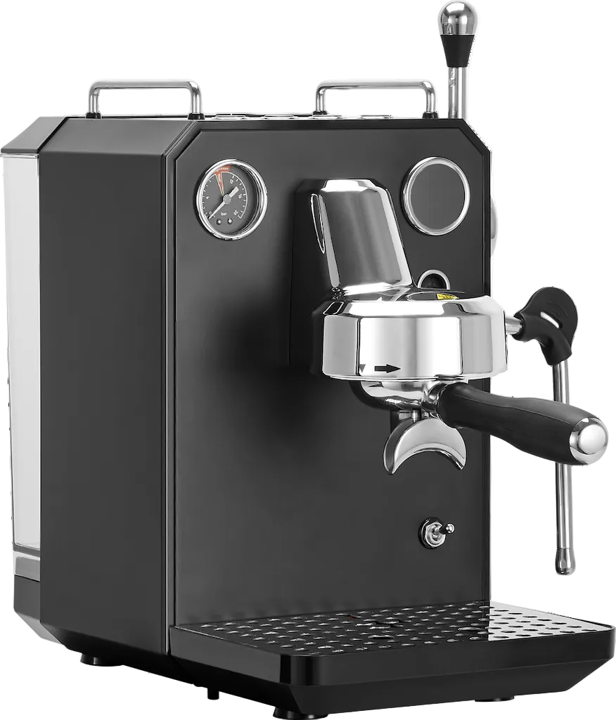 Gemilai G3006 espresso machine left side view with water tank