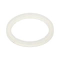 White rubber O-ring for group head on a white background