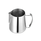 450 ml chrome milk pitcher with pouring spout