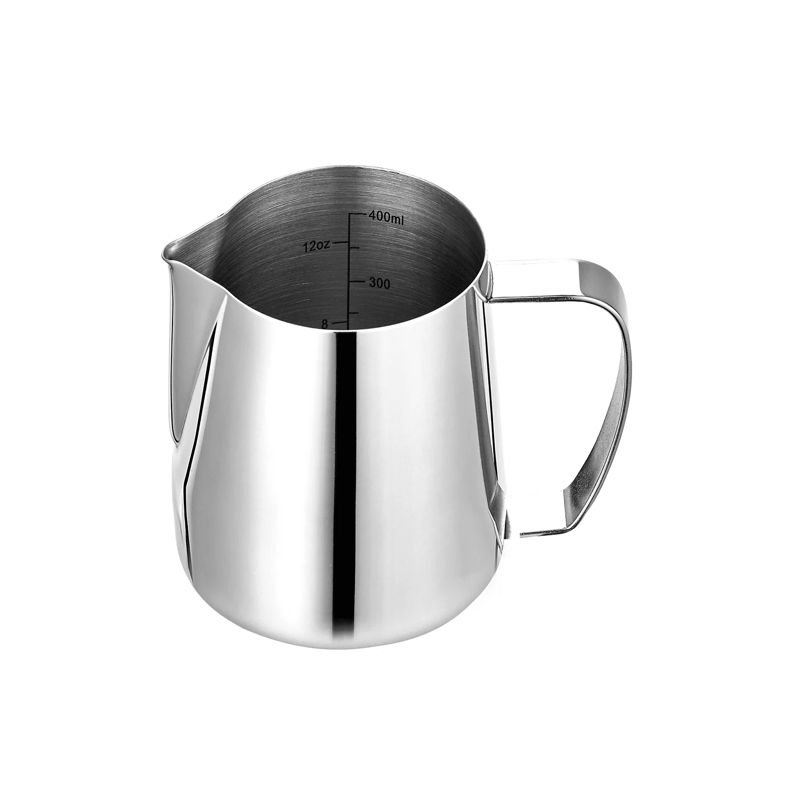 450 ml chrome milk pitcher with pouring spout