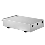 Stainless steel coffee knock box for daily espresso cleanup
