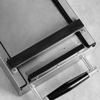 Stainless steel coffee knock box drawer for espresso pucks